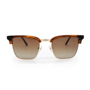 NEW WMP EYEWEAR jaxon unisex polarized rectangular sunglasses in mesquite tortoi